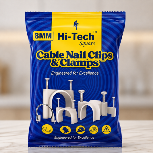 HI-TECH 8MM CABLE CLIP - 100PCS (300PKT)