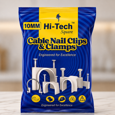 HI-TECH 10MM CABLE CLIP-100PCS (200PKT)