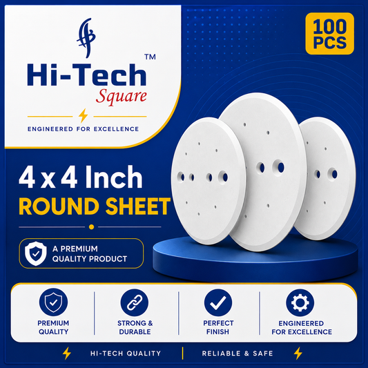 HI-TECH 4*4 ROUND SHEET - 100PCS (20BOX)