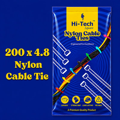HI-TECH 200*4.8 CABLE TIE - 100 PCS (140PKT)