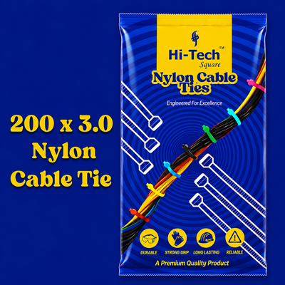 HI-TECH 200*3.0 CABLE TIE - 100 PCS (200PKT)
