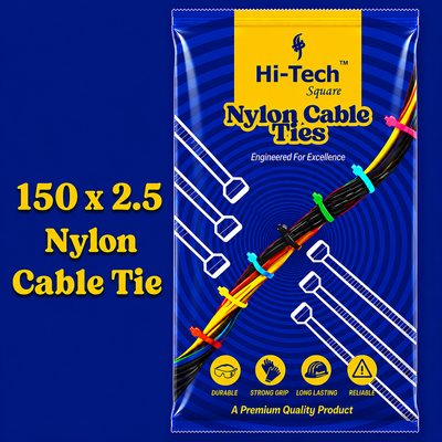 HI-TECH 150*2.5 CABLE TIE - 100 PCS (300PKT)