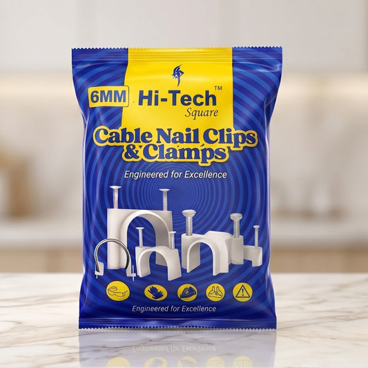 HI-TECH 6MM CABLE CLIP-100PCS (450PKT)